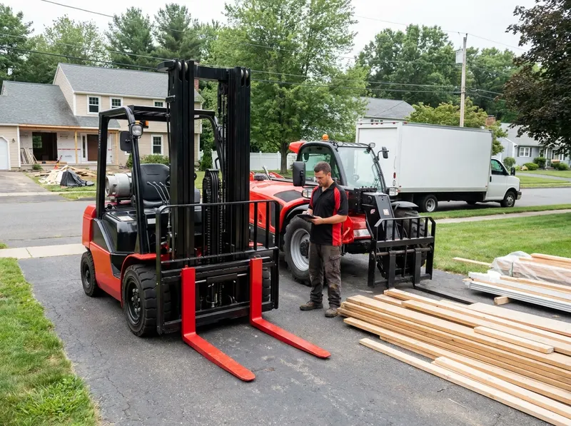 Site Forklift and Telehandler Rentals in Plainville, CT